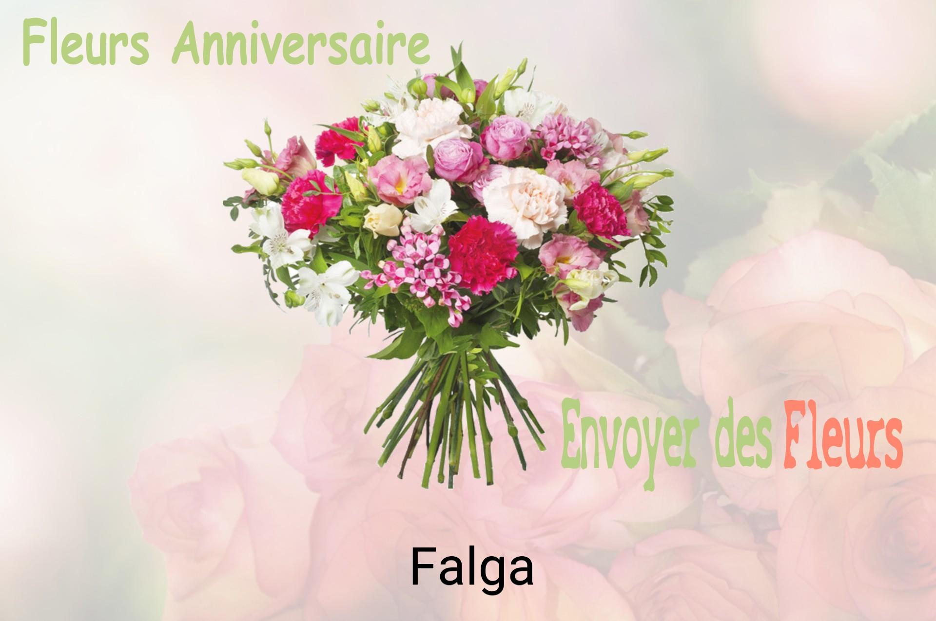 Bouquet de fleurs d’anniversaire livré à Falga